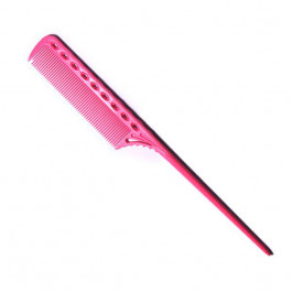 Y.S.Park Розовый гребень с хвостиком  218 мм. Серия YS 107 (YS-107 Pink)