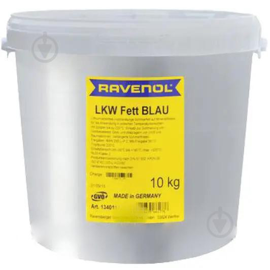 RAVENOL Багатоцільовий мастильний засіб RAVENOL Rav Lkw Fett Blau 10kg - зображення 1