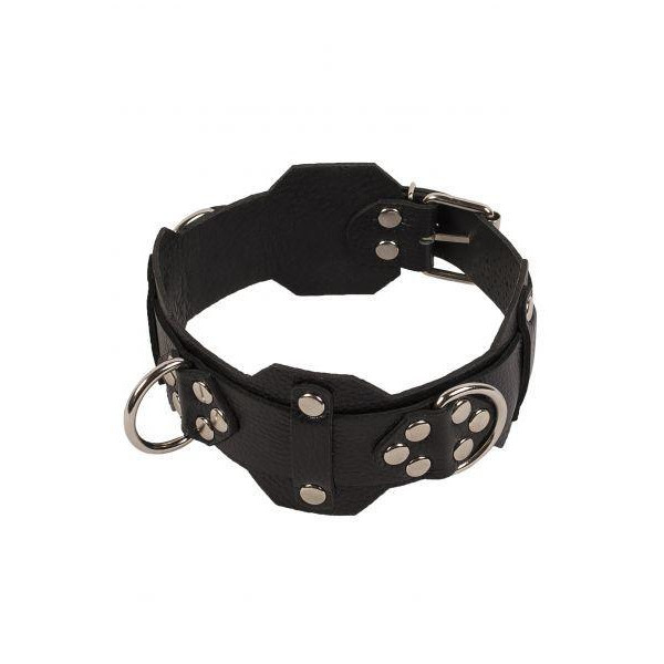 Slash VIP Leather Collar, black (SL280169) - зображення 1