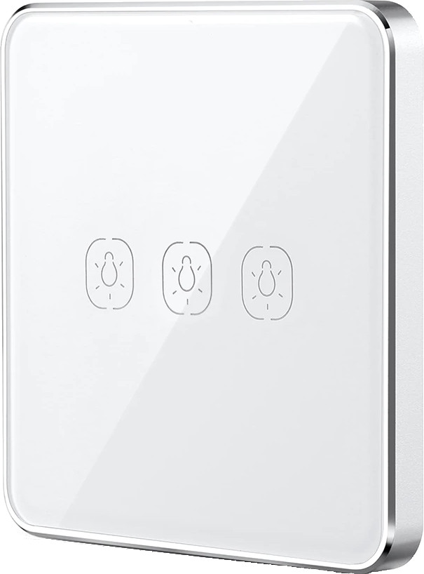 Tervix Pro Line ZigBee Touch Switch 3 клавіші (438031) - зображення 1