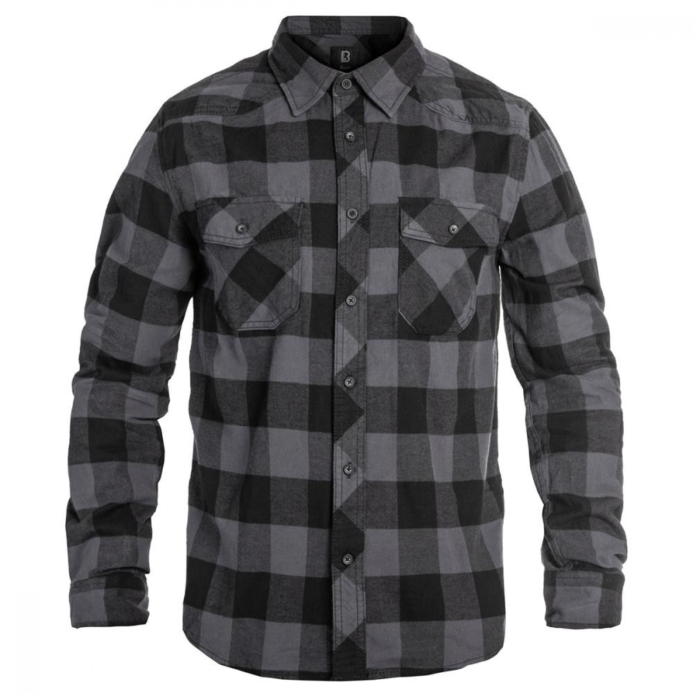 Brandit Check Shirt - Black/Grey (4002-28-4XL) - зображення 1