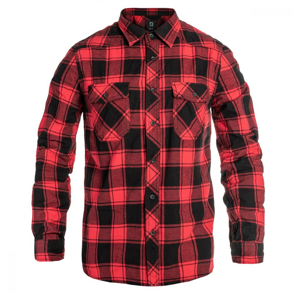 Brandit Check Shirt - Red/Black (4002-41-4XL) - зображення 1