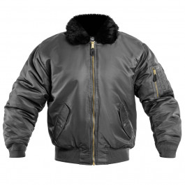 Brandit Куртка  MA2 Fur Collar - Black
