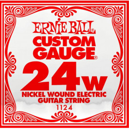 Ernie Ball Струна 1124 Nickel Wound Electric Guitar String .024