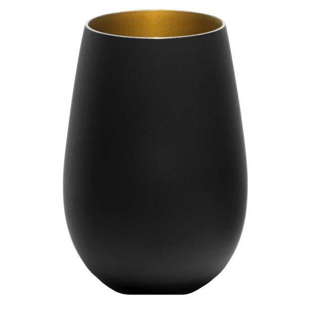Stoelzle Склянка  Olympic матовий-чорний/золотий 465 мл (109-3529612) - зображення 1