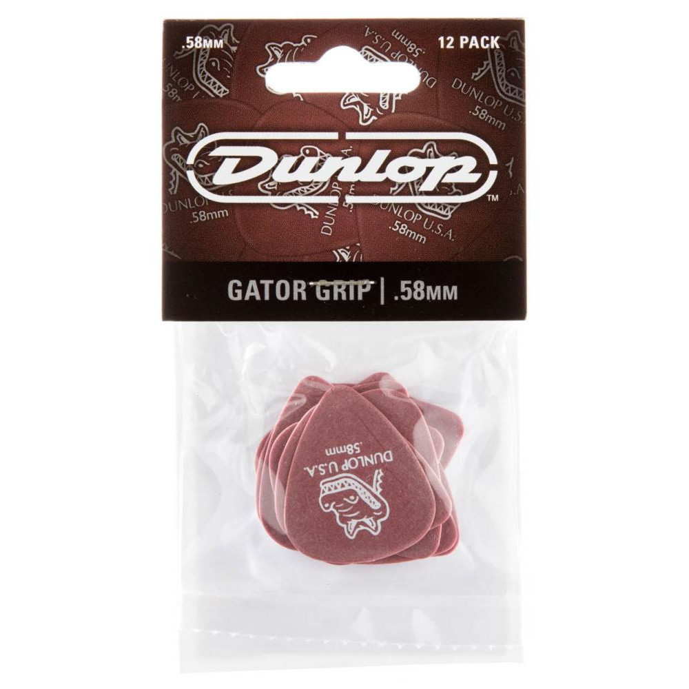 Dunlop 417P.58 Gator Grip Standard Player's Pack 0.58 12 шт. - зображення 1