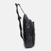 Monsen Недорога чорна сумка-слінг через плече зі шкірозамінника  (22106) - зображення 4