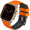 Uniq Ремінець Apple Watch 49/45/44/42mm  Linus Airosoft Cilicone (Volt orange) - зображення 1