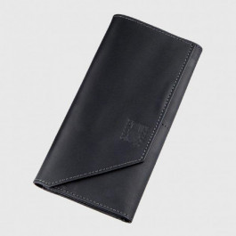   Grande Pelle Кожаный женский кошелек  leather-11214 Черный