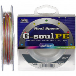 YGK G-Soul PE 5 color (0.128mm 200m 3.63kg)