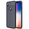 iPaky Litchi Stria Series iPhone XS Max Blue - зображення 1