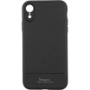 iPaky Carbon Fiber TPU Case iPhone X Gray - зображення 1