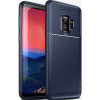 iPaky Carbon Fiber Soft TPU Case Samsung Galaxy S9+ Blue - зображення 1