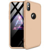 GKK 3 in 1 Hard PC Case Apple iPhone XS Max Gold - зображення 1