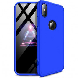 GKK 3 in 1 Hard PC Case Apple iPhone XS Blue