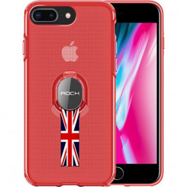   ROCK MOC Pro Series iPhone 8 Plus Transparent Red