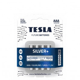 TESLA BATTERIES AAA bat Alkaline 4шт Silver+ 8594183392363