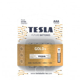 TESLA BATTERIES AAA bat Alkaline 4шт Gold+ 8594183392264