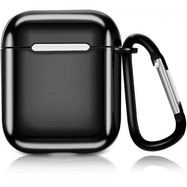 TOTO Electroplate TPU Cover Case AirPods Black - зображення 1