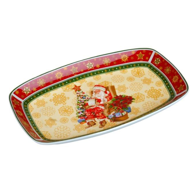 Lefard Блюдо овальное 22х35 см Christmas Collection (986-017) - зображення 1