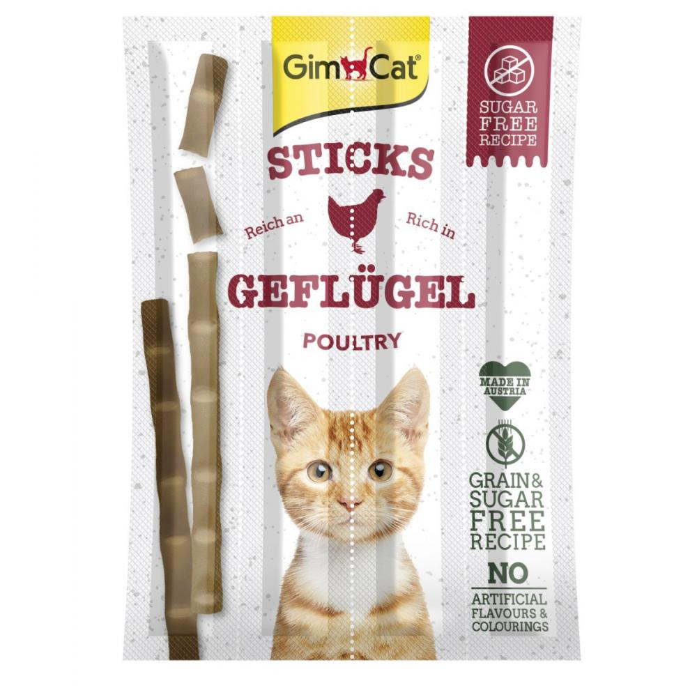 GimCat Sticks с домашней птицей 4 палочки G-420868/400761 - зображення 1