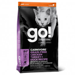 Go! Solutions Carnivore: Fit+Free Grain Free Chicken, Turkey, Duck 1.4 кг (815260005258)