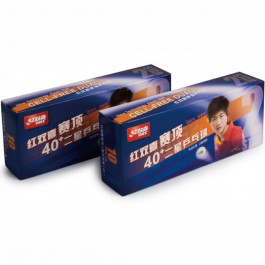 DHS М'ячі для настільного тенісу  Cell-Free Dual пластик 40+ мм 2* (10 шт)