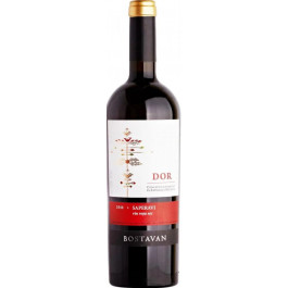 Bostavan Вино  DOR Сапераві червоне сухе 13%, 750 мл (4840472019324)