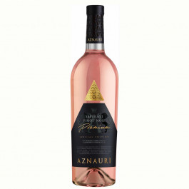Aznauri Вино  Премиум ординарное столовое розовое сухое «Саперави-Пино Нуар» 0.75 л 9.5-14% (4820189291763)