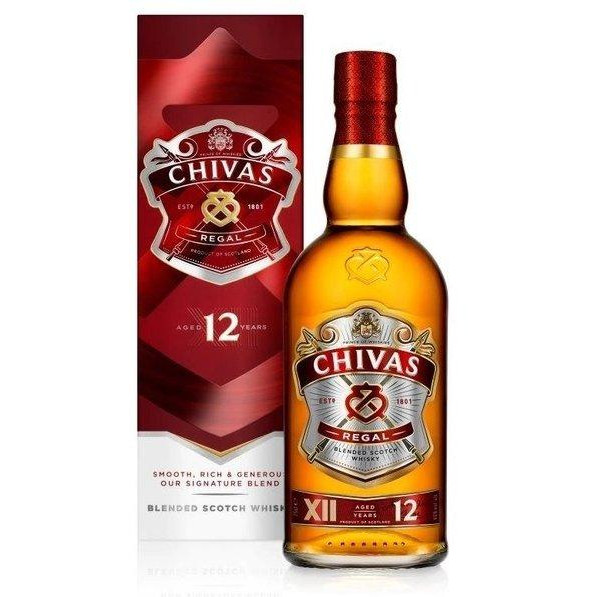 Chivas Regal Виски 0.7 л 12 лет выдержки 40% в подарочной упаковке (080432402931) - зображення 1
