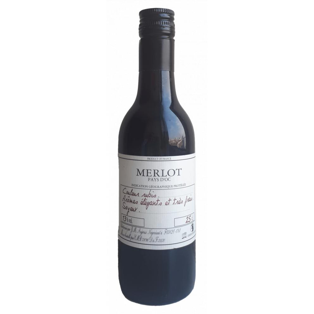 Aujoux Вино  Chardonnay Pays D'oc біле сухе 13% 250 мл (3395940559433) - зображення 1