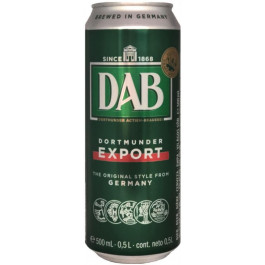 DAB-beer Пиво  світле відфільтроване 5% 0.5 л (4053400288420)
