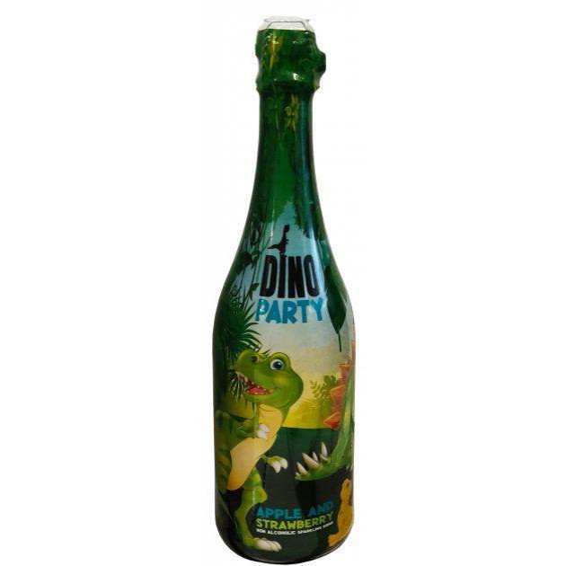 Vitapress Дитяче шампанське Dino Party яблуко/полуниця 0,75 л (5999883580691) - зображення 1