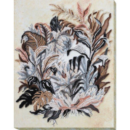 Абрис Арт Набор для вышивки бисером на натуральном художественном холсте Рисунок сепией (AB-679)