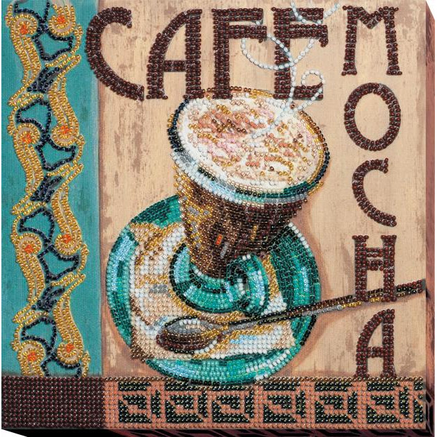 Абрис Арт Набор-миди для вышивки бисером на натуральном художественном холсте Мокка (AMB-057) - зображення 1