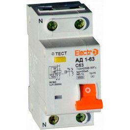   ElectrO АД 1-63 1+N 16 А 30 мА С (45AD6316E30)