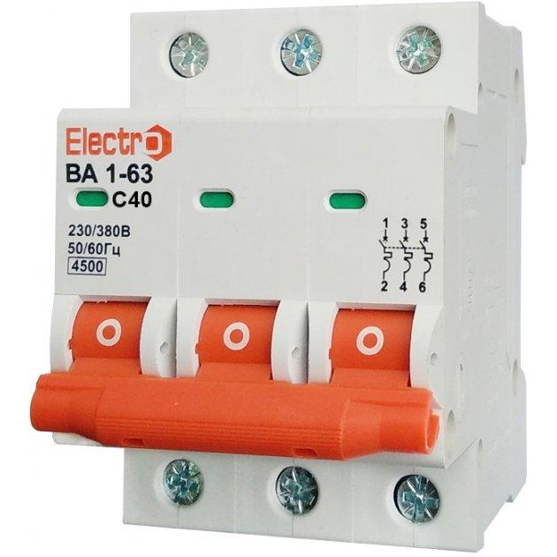 ElectrO ВА 1-63 3р 40А C (45VA63C3040) - зображення 1