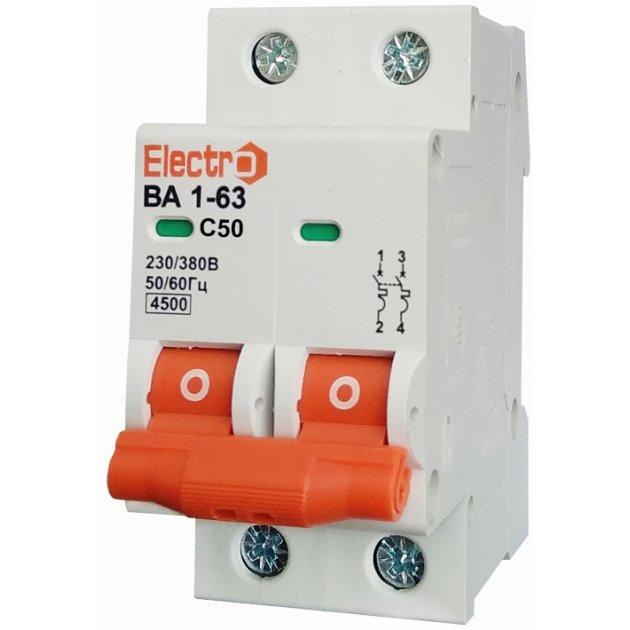 ElectrO ВА 1-63 2р 50А C (45VA63C2050) - зображення 1