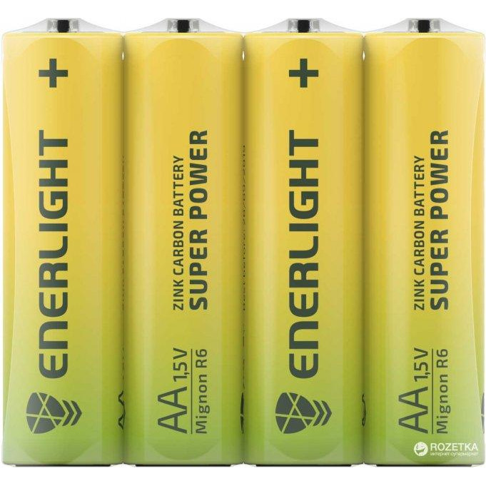 Enerlight AA bat Zinc-Carbon 4шт Super Power 80060204 - зображення 1