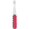 Radius Зубная щетка  Totz Plus Toothbrush мягкая щетина Бело-Розовый (085178003114) - зображення 1