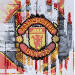 Абрис Арт Набор-мини для вышивки бисером на натуральном художественном холсте ФК Манчестер Юнайтед (AM-207)