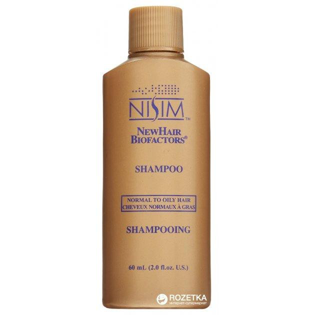 Nisim Шампунь  без cульфатов для нормального та жирного волосся 60 мл (624152101424) - зображення 1