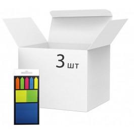 VGR Набор стикеров-закладок пластиковых №4  Микс цветов 3 упаковки (Я45629_VR22305_№4_3)