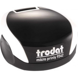 TRODAT Оснастка для печати  Micro Printy 9342 карманная диаметр 42 мм Белый корпус (190084588423)