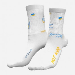 Gepur Шкарпетки  з принтом Незалежна 42784 бавовна 36-40 Молочні (5000033187858)