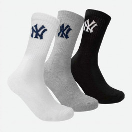   NEW YORK YANKEES Носки  3 pk Crew 15100002-1003 43-46 р 3 пары Черный/Белый/Серый (8718984009132)