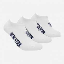 NEW YORK YANKEES Носки  3 pk Sneaker 15100004-1001 43-46 р 3 пары Белые (8718984009385)
