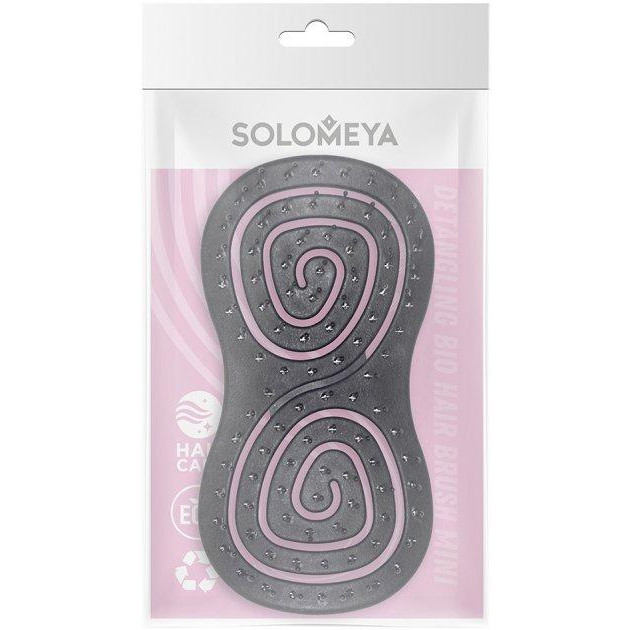 Solomeya Біо-гребінець для волосся  Рухома міні Black (5060504726665) - зображення 1