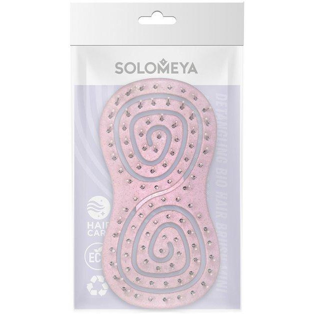 Solomeya Біо-гребінець для волосся  Рухома міні Light Рink (5060504726672) - зображення 1