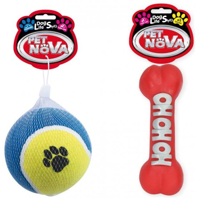Pet Nova Набор игрушек для собак  Большой Теннис (TENNIS-BIGTE) - зображення 1